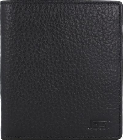 Jost Stockholm Portemonnee Leer 10.5 cm - Jongens - Horizontaal - schwarz