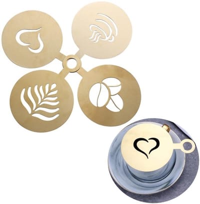 Allecto - Koffiedecoratiesjablonen - Latte Art Stencils - Voor