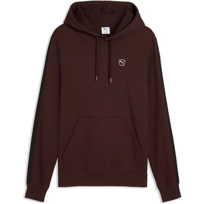 Gebreide hoodie met geborduurd badge Puma