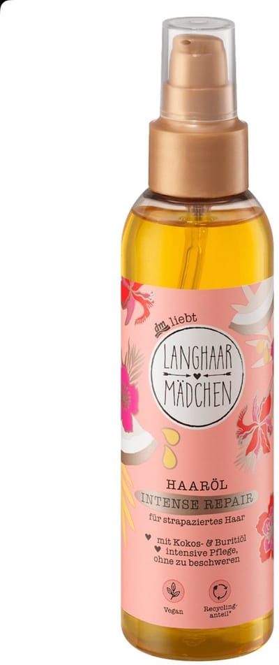 Langhaarmädchen haarolie intense repair 150ml