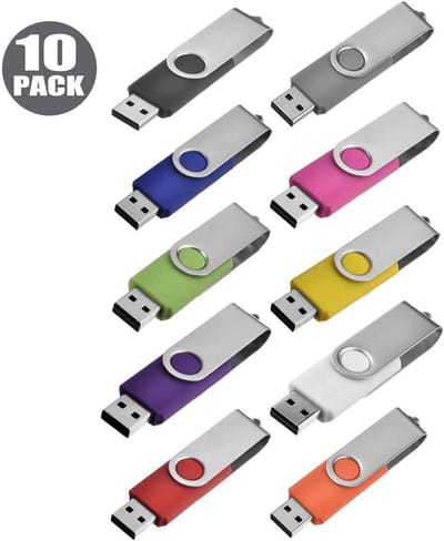 USB Geheugensticks - Opslagsticks Data - Bestanden Opslaan - Meerdere Capaciteiten Set - 8GB Per Stick - Multicolor