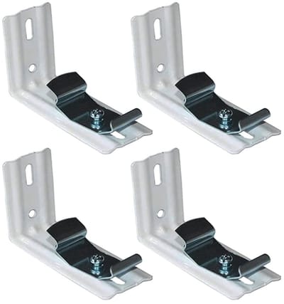 Dailygoods- Rolluikbeugel 4-delig - Metalen Rolluikhouder L-vormig - Montageclips voor Ramen/Deuren - Geschikt voor 38mm - Afmetingen 76,20mm x 28,57mm x 44,45mm - Jaloeziebeugel