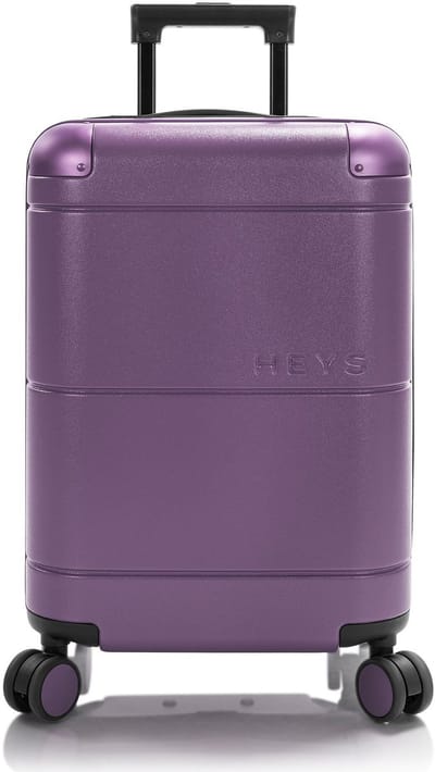 Heys Zen 4 wielen Cabinewagen S 54 cm met uitbreidingsplooi - Harde bagage - TSA slot - purple