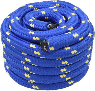 Boottouw Polypropyleen - Vastzet Touw - Veilig Bevestigen - Weerbestendig Drijvend - 12 mm x 50 m - Blauw