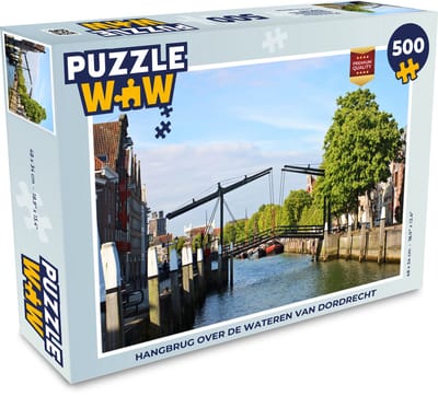 Puzzel Brug - Dordrecht - Nederland - Legpuzzel - Puzzel 500 stukjes