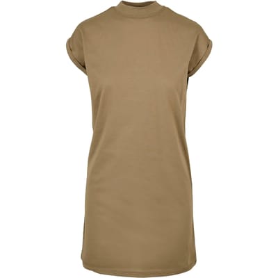 Urban Classics - Turtle Extended Shoulder Korte jurk - XS - Groen