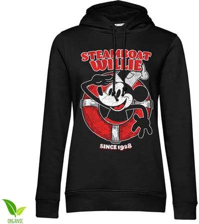 Hybris Hoodie Steamboat Willie Since 1928 Meisjeshoodie HY-57-SBW002-H61-12