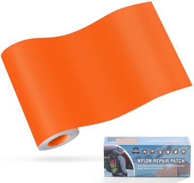 Reparatiestickers Nylon - Waterdichte Patches - Tent Reparatie - Zelfklevend Gemak - 10x160cm - Oranje