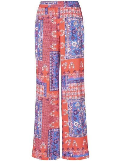 Straight Fit-broek Van Peter Hahn multicolour