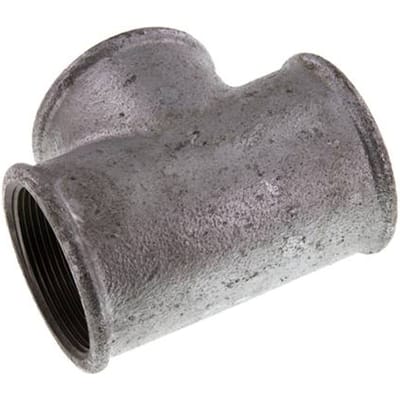 Rp 2'' Verzinkt Gietijzeren T-stuk 25 Bar - FL3T-F-IZ-200R