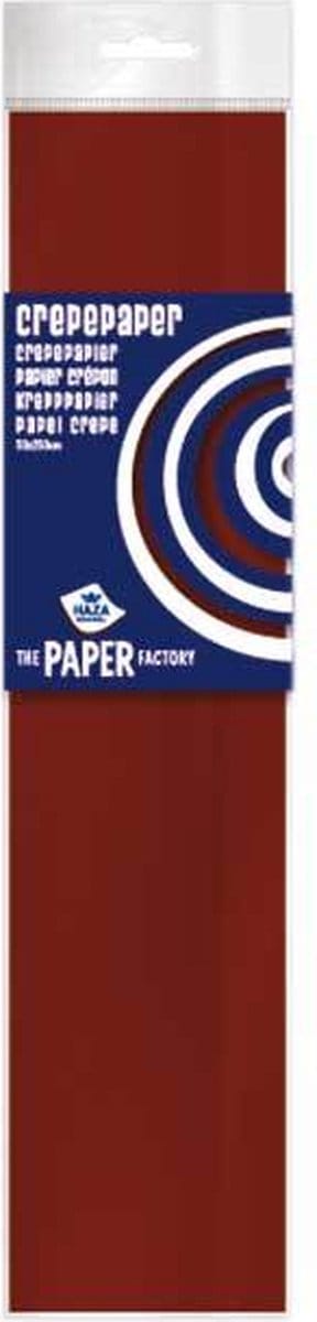 Haza Original Crêpepapier The Paper Factory 250 Cm Donkerbruin