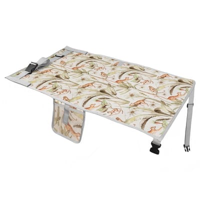 Stoelverlenger voor kinderen – 76 x 44,5 cm – Vliegtuigbedje voor baby's – Draagbare stoelverlenger – Lichtgewicht & opvouwbaar – Essentieel reisitem voor kinderen – Vliegtuigaccessoire – Gibbon