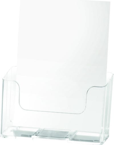 Folderhouder Quantore A5 transparant | 8 stuks