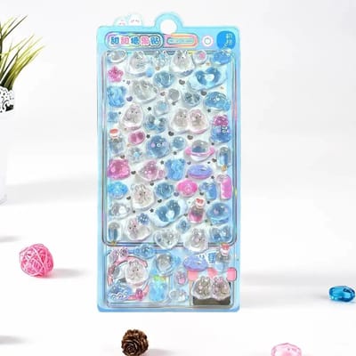 14 Stuks Kawaii 3D Reliëf Druppel Dessert En Voedsel Serie Sticker Schattige Diy Laptop Waterfles Telefoonhoes Decoratieve Stickers