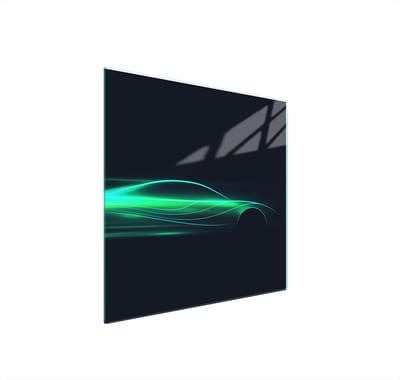 TMK ArtDeko - Glasplaat Bescherming - 50x52 cm - Voor Alle Soorten Kookplaten - Veilig en Duurzaam