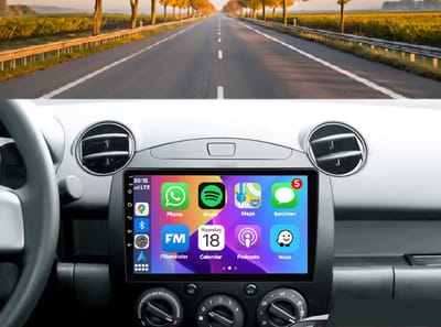Autoradio 4/64 met Carplay en Android auto | Geschikt voor Mazda 2 2007-2014 | Radio scherm met Navigatie | 2007 2008 2009 2010 2011 2012 2013 2014 | DE