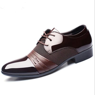 Nieuwe Heren Casual Schoenen met Puntige Neus Koreaanse Stijl Vetersluiting Zakelijk Pak Grote Maat Herenschoenen Mode 48