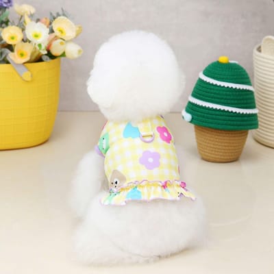 Comfortabel Ruitjes Schattig Borsttuigje Trektouw Mooie Huisdier Hond Handig Teddybeer Schnauzer Snoep Borsttuigje Zonder Touw XXL