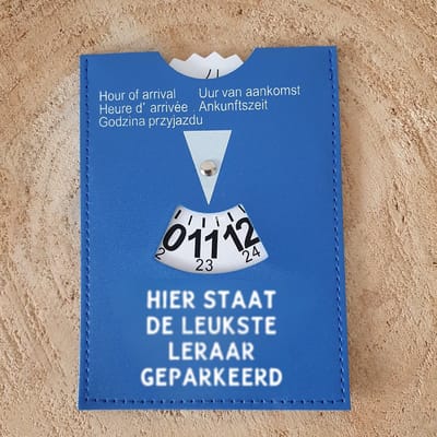 FlexMade.nl - Parkeerschijf - Leraar