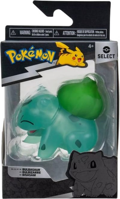 Pokemon - Bulbasaur Battle Figure 3 Inch - Translucent Material ( 37949 )