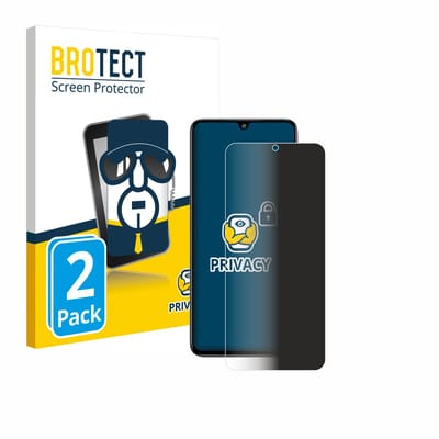 BROTECT - privacy screenprotector voor iiiF150 Action A5 Pro - Folie Beschermfolie Blauwlichtfilter 2 Stuks