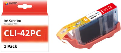 INKFIND CLI-42 Foto Cyaan inktcartridge compatibel met Canon CLI-42 CLI42 Geschikt voor Canon Pixma Pro-100 Pro100s – 1 Pack PC