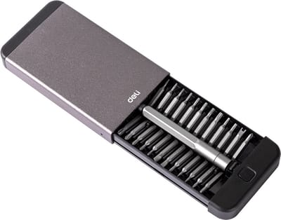 Deli Tools Precisieschroevendraaierset 6 stuks EDL3206 (Zwart) [Gereedschappen - Deli]