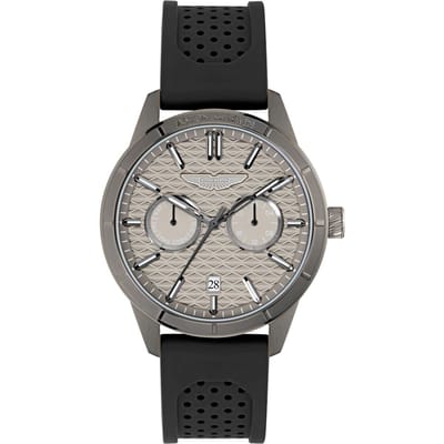 Aston Martin Icon HDL MTIH2S602 Horloge - Siliconen - Zwart - Ø 42 mm