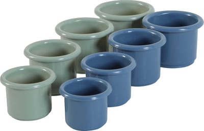 Bekers voor lekkernijen - Voerbakjes - Knaagdier verrijking - Duurzaam materiaal - Set van 8 - Multicolor