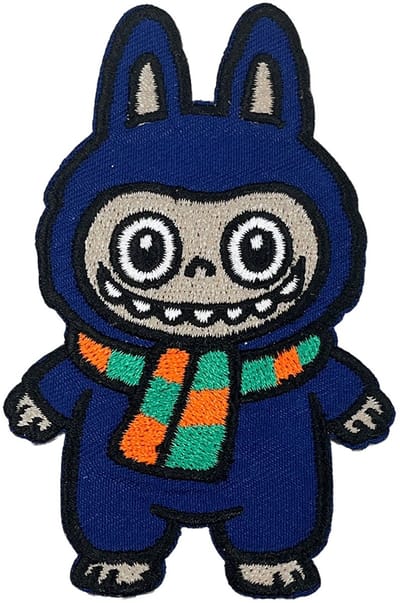 Fjesta© Kruikenstad embleem - Blauwe griezelpop