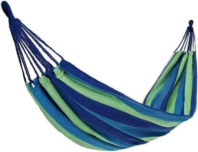 Hangmat Stoel - Schommel Canvas - Buiten Ontspannen - Sterk Nylon Touw - 120 kg Draagkracht - Natuurlijk