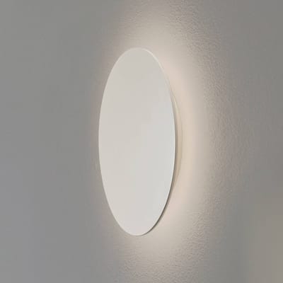 Argon LED wandlamp Orios Plus, zandkleurig, metaal, Ø 30 cm