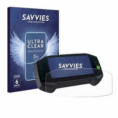 Savvies - Screenprotector voor Suzuki DR-Z4S 2025 - Folie Beschermfolie transparant 6 Stuks