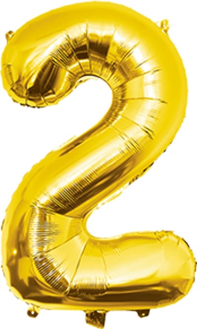 Foil Balloon 40 cm- no.2 Gold