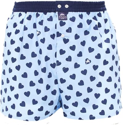 McAlson Boxer Passion hearts blue (L) Valentijn Hart Love