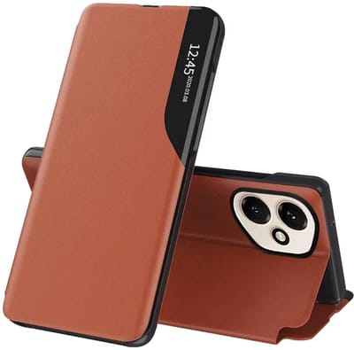 Hoesje geschikt voor HONOR 400 - Techsuit eFold Book Case - Oranje
