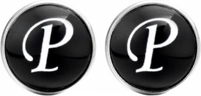 Fako Bijoux - Manchetknopen - Alfabet - Letter P
