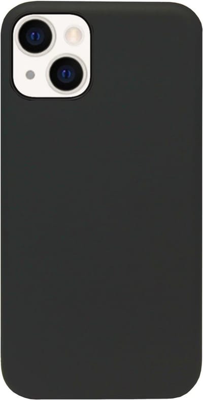 ADEL Siliconen Back Cover Softcase Hoesje Geschikt voor iPhone 14 - Zwart