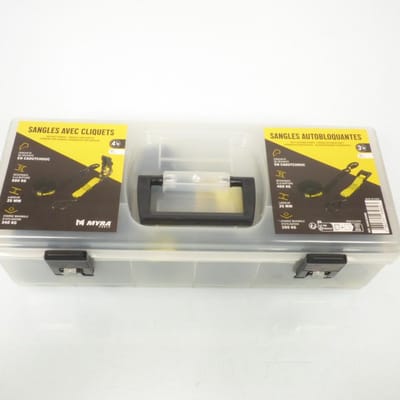 coffret 6 sangles cliquet et autobloquantes Myra pour moto Neuf