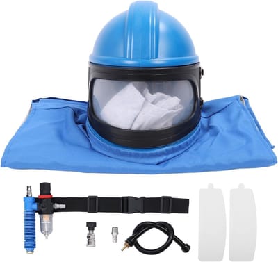 Zandstralen kap met temperatuurregelaar voor 1/4 inch 13 mm draad, ideaal voor sproeien, snijden en schilderen