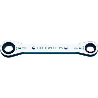 Stahlwille 41562428 25AN 3/8 X 7/16 RATSCHENRINGSCHLUESSEL Dubbele ringsleutelratelset Sleutelbreedte (inch) 3/8 - 7/16