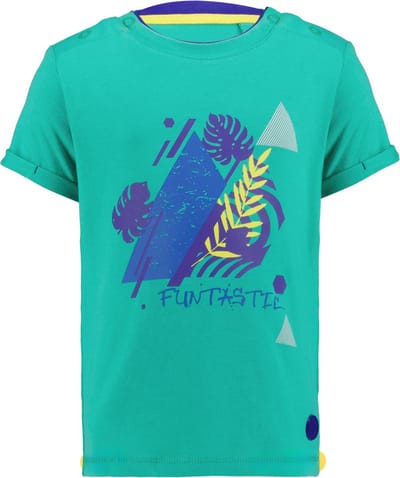 4PRESIDENT T-shirt jongens - Marine Green - Maat 74