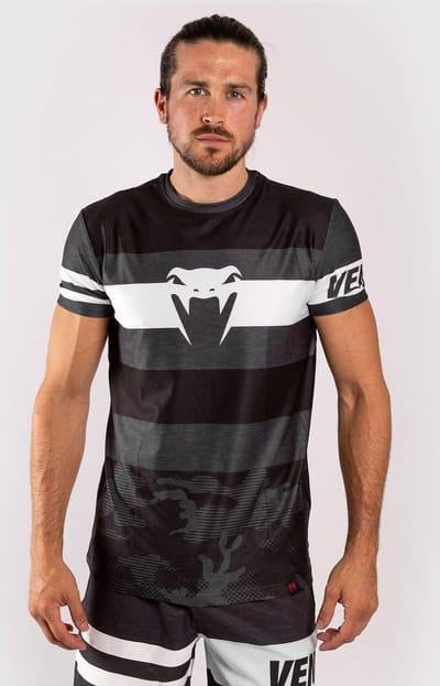 Venum Bandit Dry Tech T-shirt Zwart Grijs - XL