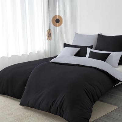 Goodivery ® Beddengoedset van Zacht Microvezel met Omkeerbaar Ontwerp voor Comfort en Stijlvolle Slaapkamer