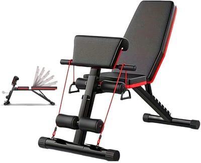 Benelux Select Fitnessbank – Halterbank – Halterbanken – Opvouwbaar & Verstelbaar – Multifunctioneel - 121 x 47 x 135 cm – Tot 300 kg