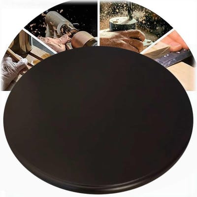 Draaibaar Serveerplateau - Draaitafel Tafel - Maaltijden Delen - 360 Graden Draaibaar - 50-90 cm - Zwart