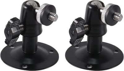Ringcamera Muurbeugel - Camera Houder - Beveiliging Monteren - 360 Graden Verstelbaar - 2 stuks - Zwart