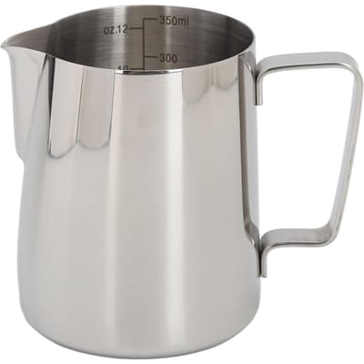 Trek Bloem Kop RVS Kunst Schuimkop Puntige Mond Koffieschuim Maakkan voor Thuis Original Color gray