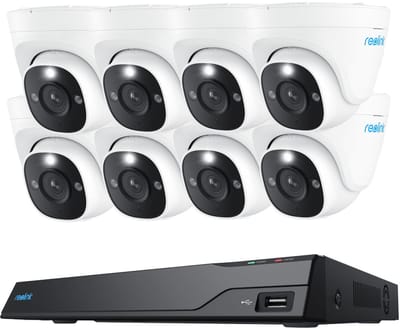 Reolink NVS16-8MD8, slimme 8 MP PoE beveiligingsset met persoons- en voertuigdetectie
