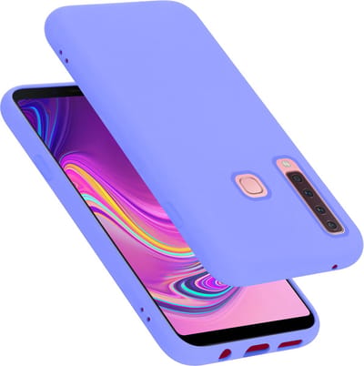 Cadorabo Hoesje geschikt voor Samsung Galaxy A9 2018 in LIQUID LICHT PAARS - Beschermhoes gemaakt van flexibel TPU silicone Case Cover